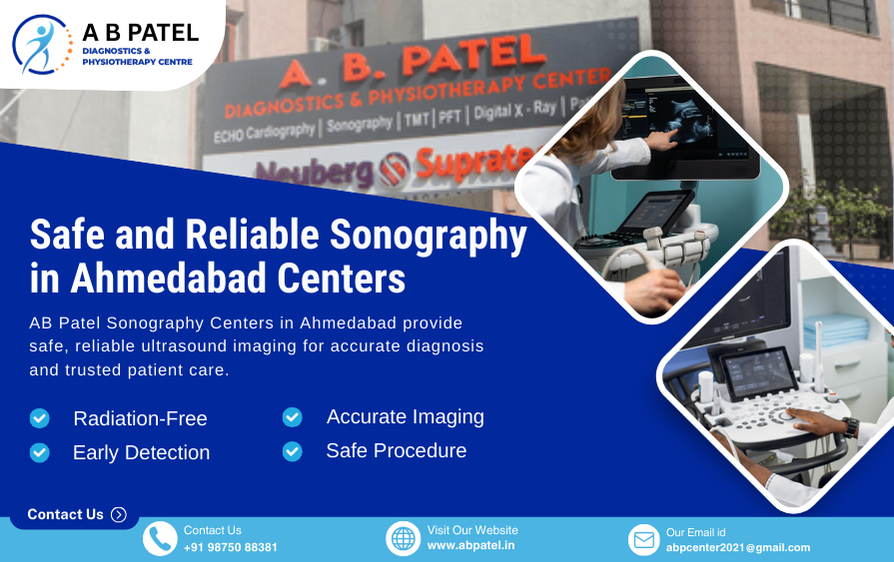 safe and reliable sonography in ahmedabad center near me