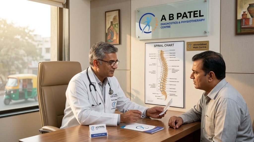 doctor explain to patient