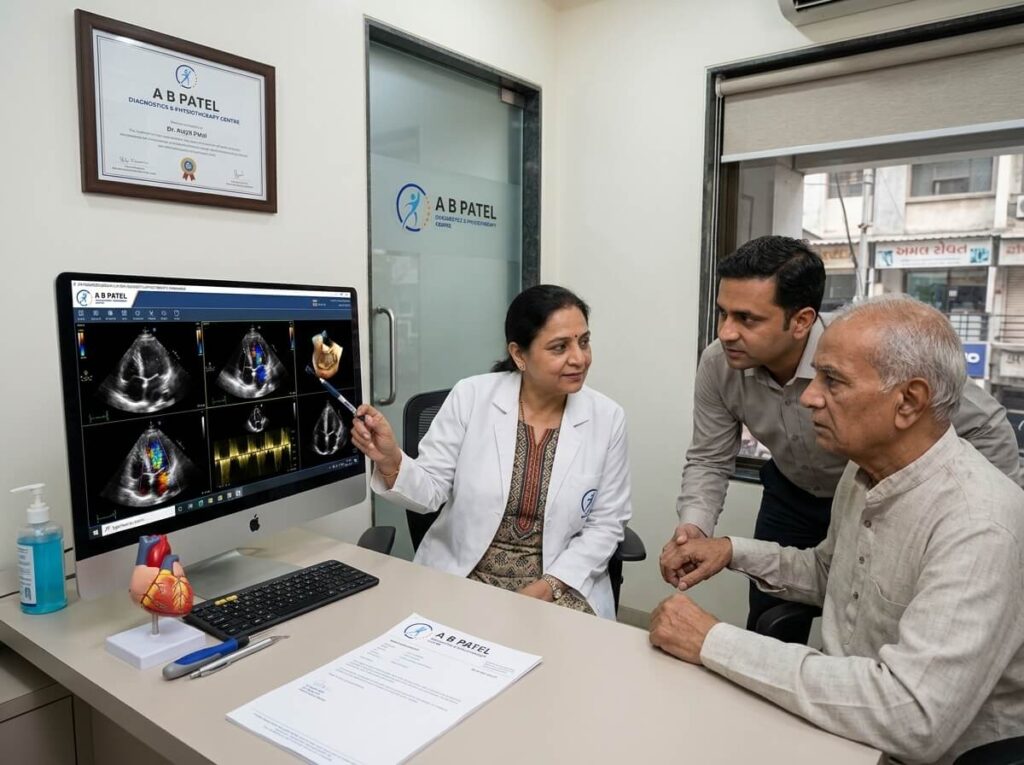 doctor reviewing