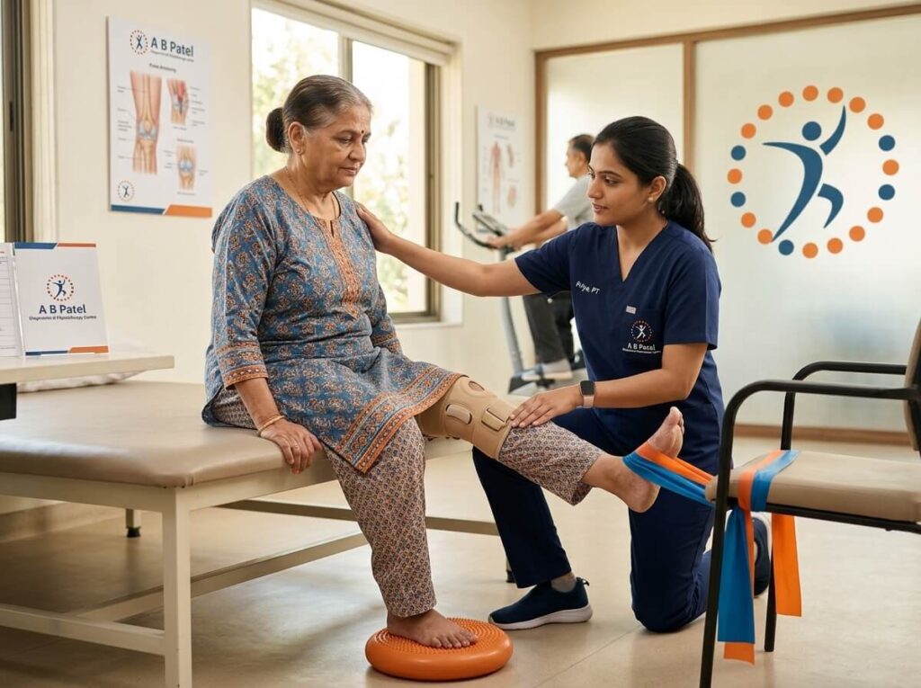 woman physiotherapy