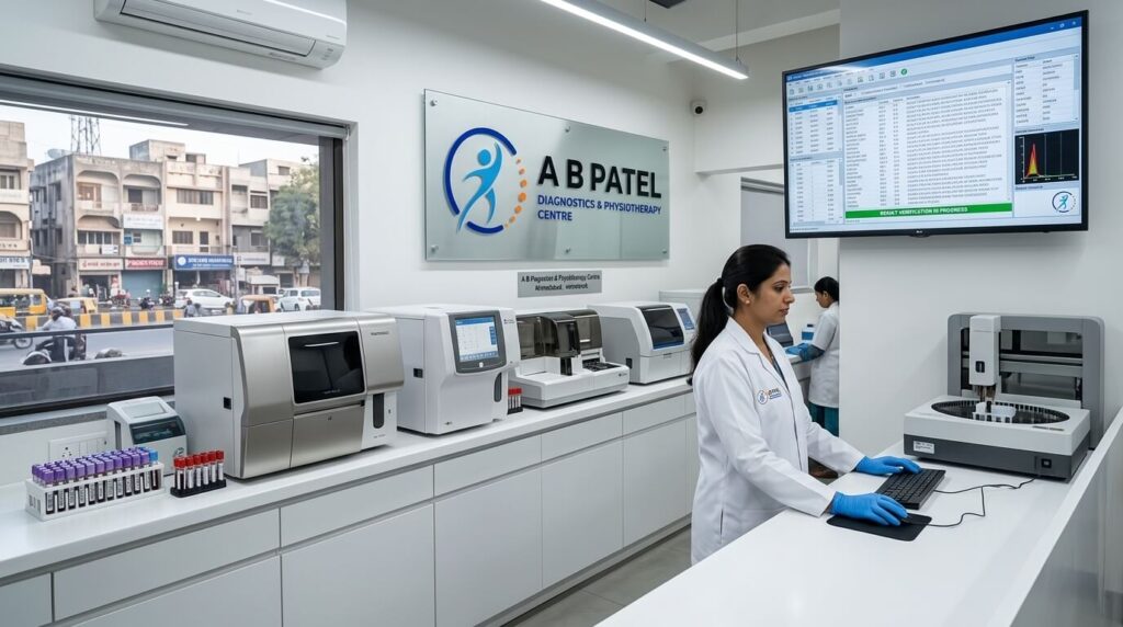 lab doctor review the patient reports