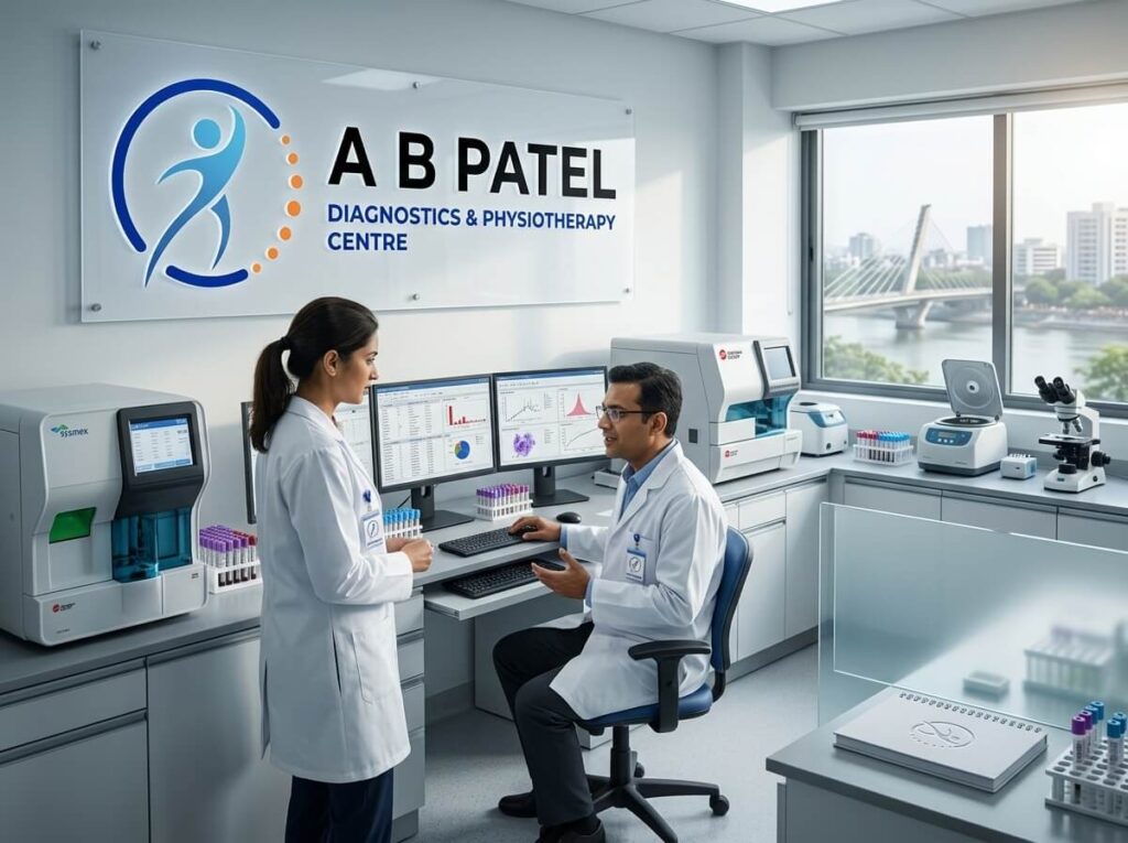 doctor discussing reports
