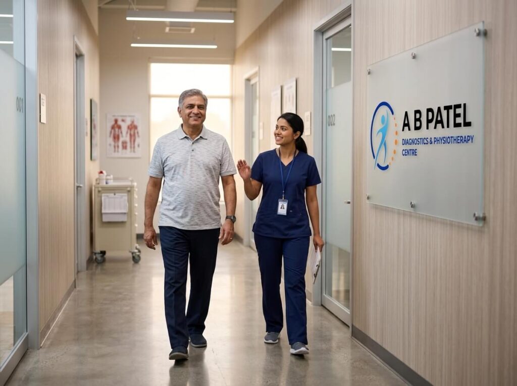 patient walikng