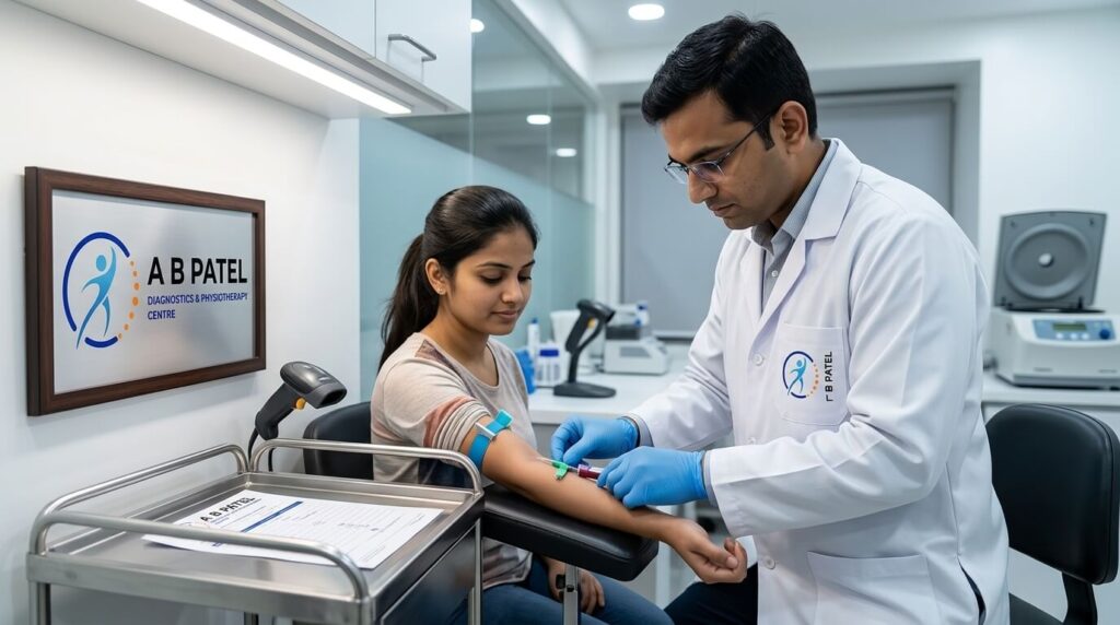 drawing blood sample