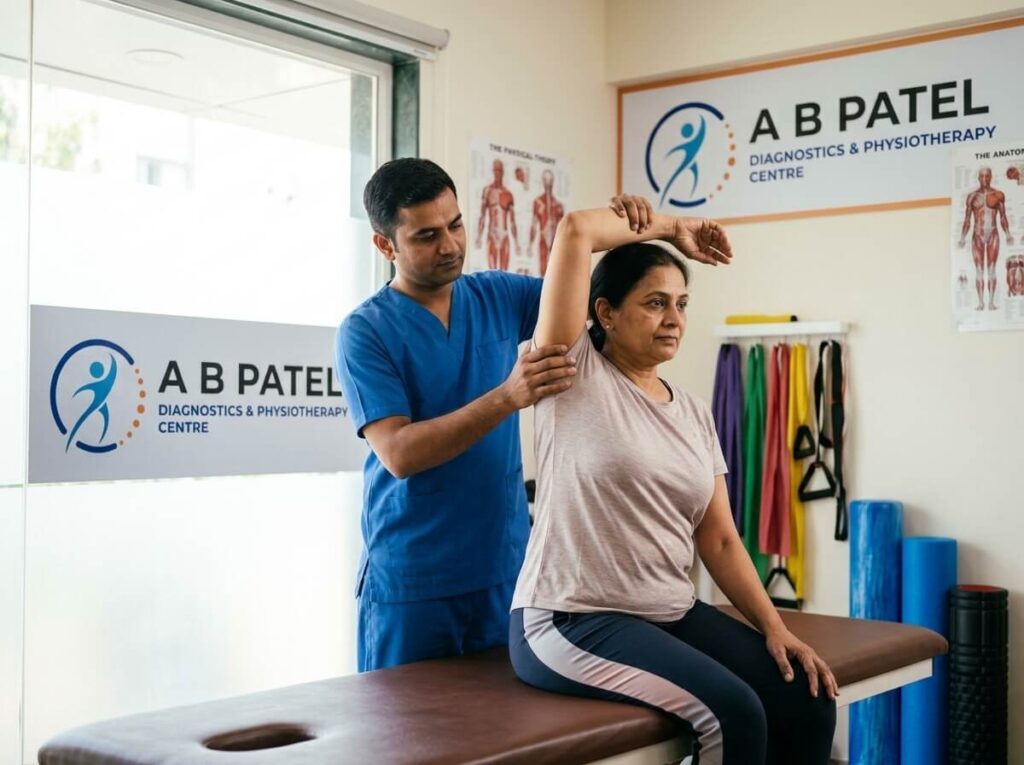 women shoulder excersice